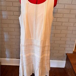 Garnet Hill Organic Cotton Sleeveless Dress – Size 12 excellent condition